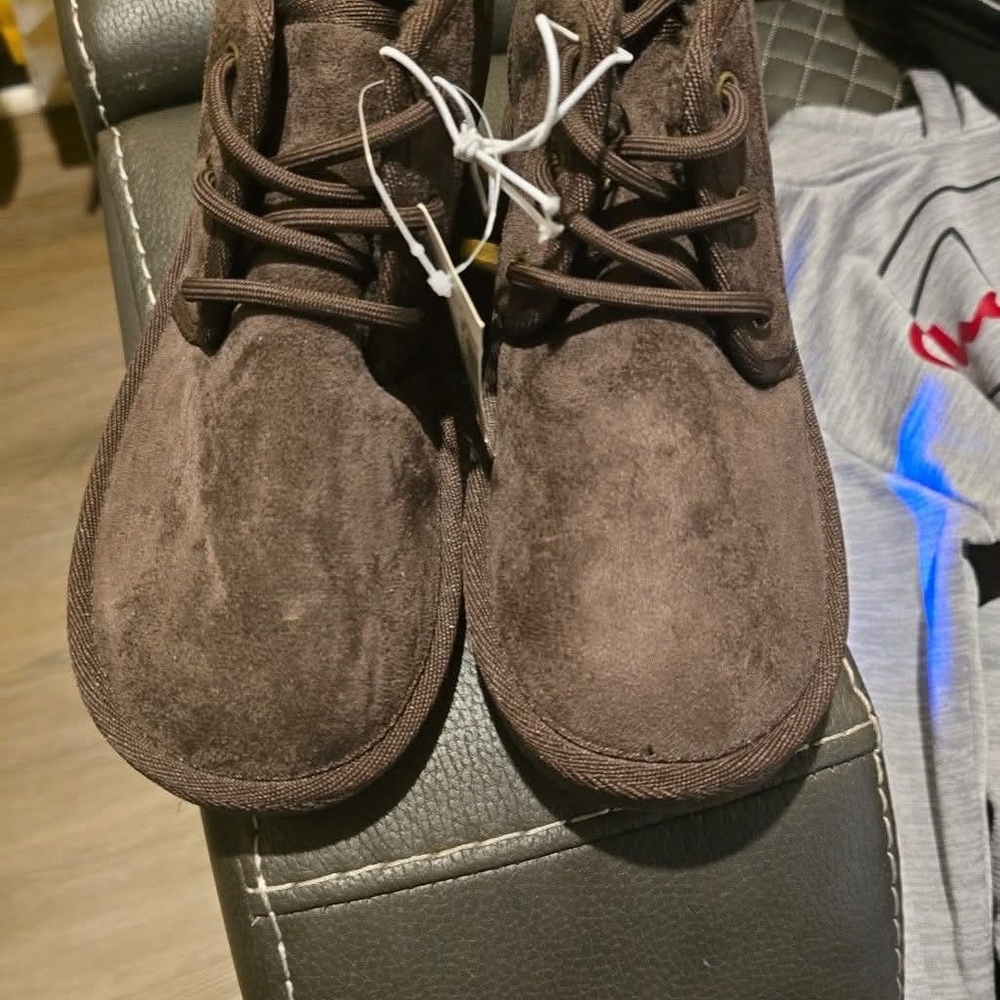 Boys Brown Suede Casual Shoes